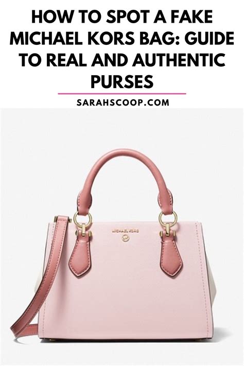 how to spot fake michael kors bag|are michael kors purses genuine.